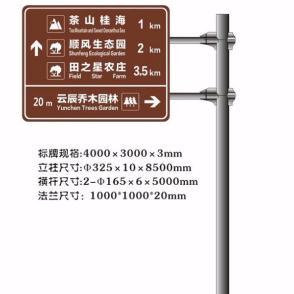 景区的道路标志牌应该怎么设置?