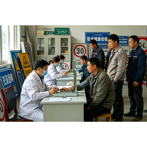 华程路安组织员工年度职业健康体检