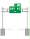 一体式框架交通标志牌