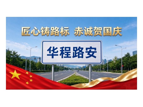 华程路安|匠心铸路标 赤诚贺国庆
