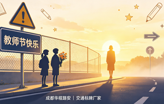 交通标牌厂家祝教师节快乐